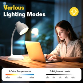 RORENSE LED Desk Lamp with 96 LEDs,High lumens Table lamp