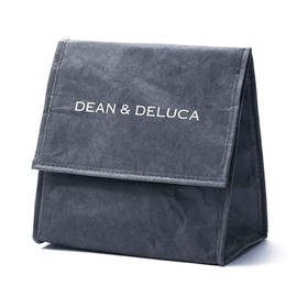 DEAN & DELUCA (Dean & Deluka) Lunch Bag, Charcoal Gray, Cooler Bag, Chilled Bag, Foldable, Compact, 20×20×13cm (8×8×5 inches)
