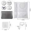 2 Pack Hanging Laundry Hamper Bag with Adjustable Stainless Steel