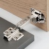 10 Pack (5 Pairs) Side-Mounted Hinges for Floor Cabinets, Dressers,