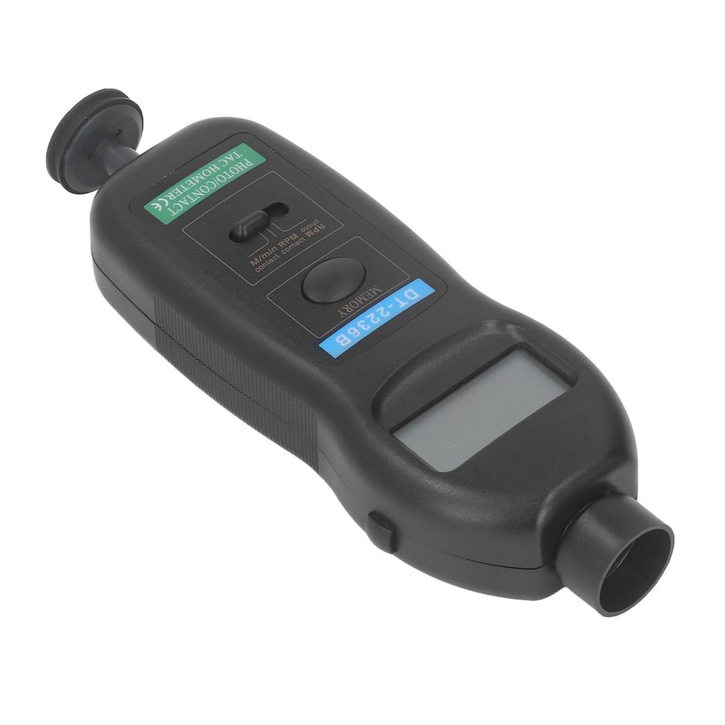 Digital Tachometer 5 Digit LCD Display Handheld Speed Guage Contact