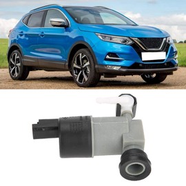 BOROCO Windscreen Washer Pump and Headlight Cleaning System, 28920-BU010-B191 Car Washer Pump for Nissan Qashqai 07-14