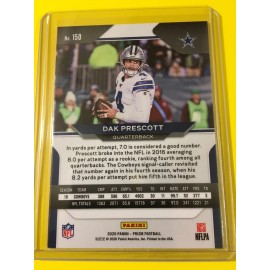 Prizm Panini 2020 Panini Prizm DAK PRESCOTT Base #150 Dallas Cowboys