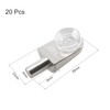 uxcell Shelf Support Pegs 20pcs Glass Shelf Pins Bracket Zinc