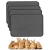 Niwaes Rabbit Scratching Pad 4 Pack Natural Sisal Bunny Scratcher
