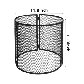 4 Pack Metal Plant Cage Protectors from Animals-11.8 x 11.8 Inch Garden Plant Protector - Sturdy Bunny Barricades Chicken Wire Cloche Plant Protectors for Keeping Bunny Animals Out