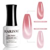 Light Pink to Rosy Pink Thermal Color Change Cat Eye