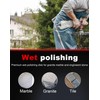 Panfreet 3 Step Diamond Polishing Pads 4-inch Wet for Granite