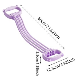 Figure 8 Fitness Resistance Band, Exercise Resistance - Exercise for Strength Training – Single Loop Exercise Band with Comfortable Grips for Home Workouts, Pilates & Physical Therapy