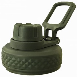 Water Bottle Lid Replacement for Battle Bottle - Chug Cap Tops for 32 oz, 40 oz, and 64 oz Wide Mouth Vacuum Sealed Water Bottles by Iron InfideI (Green)