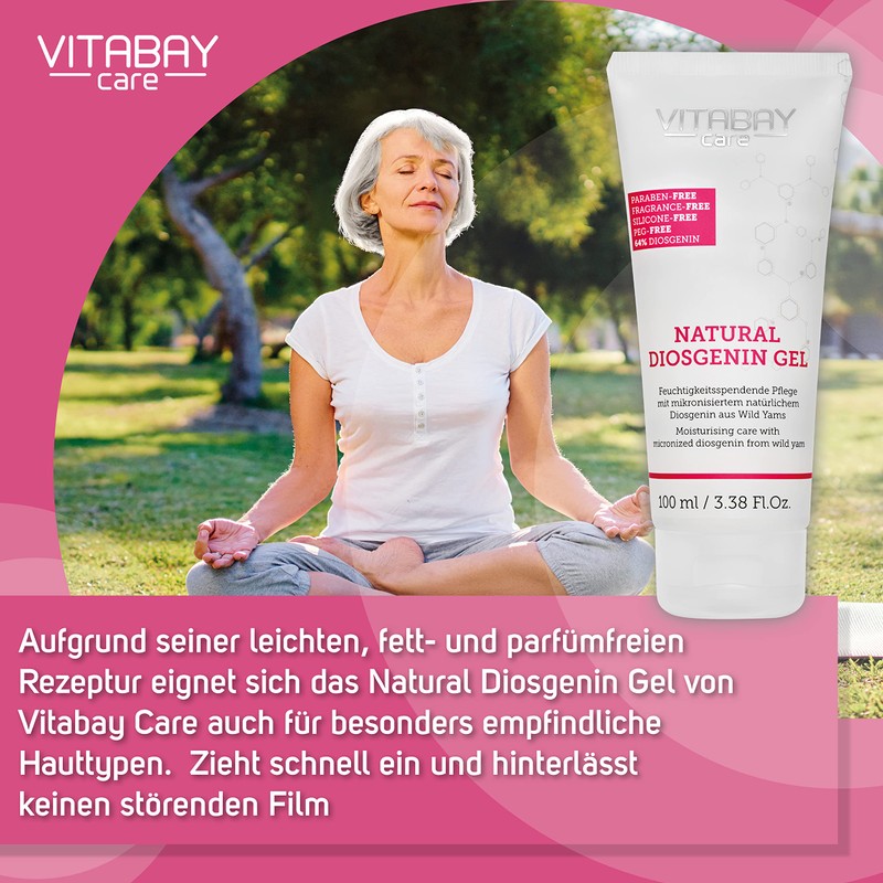 Vitabay Natural Diosgenin Cream with Yam Root 100 ml -