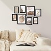 ArtbyHannah 8 Pack Black Picture Frames fo Gallery Wall Set