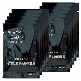 20 X Face Mask Pilaten Blackhead Acne Remover Cleanser Pore Strips - Black 1 Strip