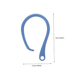 jojofuny 2pairs Earphone Hooks -Lost Ear Holders for Sports-Compatible Design Excellent Stability for Jogging Non-deforming Material