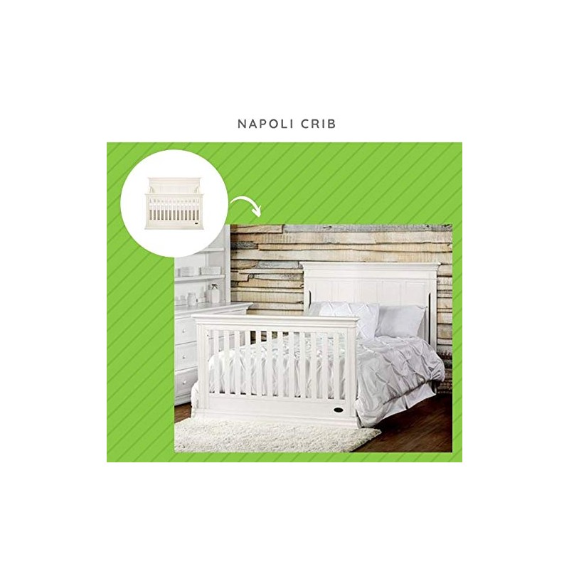 CC KITS Full-Size Conversion Kit Bed Rails for Evolur Cribs