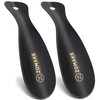 ZOMAKE Metal Shoe Horn,Small Travel Shoehorn for Men Women Kids,2