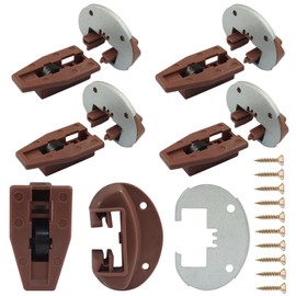 Seimneire Drawer Guide Repair, 10 Sets Dresser Drawer Slides Replacement Kit Compatible with Kenlin Rite-Trak II
