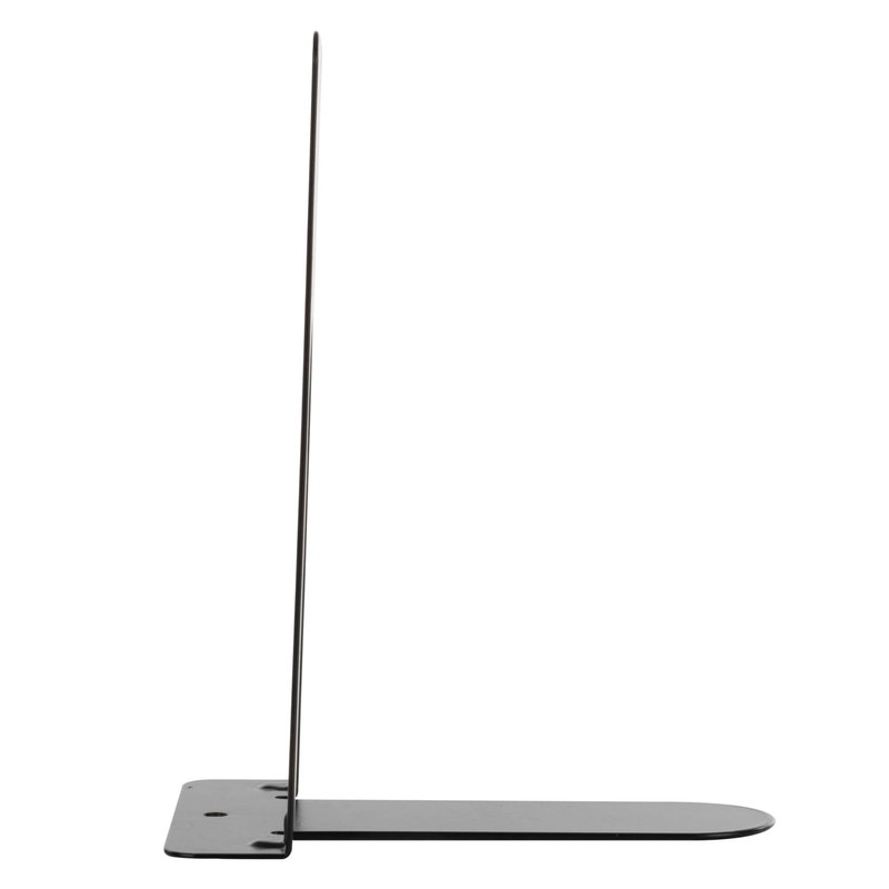 Idena 11110 Metal Bookends in Black, 12 Book Stands in