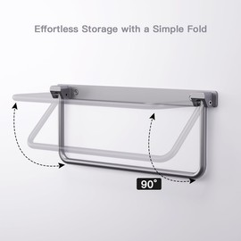 Safoner RV Shoe Storage Solution- Aluminum Camper Shoe Rack, Wall-Mounted Organizer Shelf, Efficient Space-Saving Holder for Various Footwear, Essential Accessories for Travel Trailers- 4 Packs