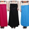 Estationeryhouse Cotton Indian Petticoat Underskirt for Sarees (Maroon)