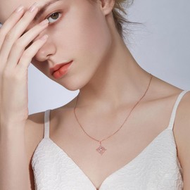 YAFEINI Witches Knot Necklace Sterling Silver Witches Knot Pendant Necklace Celtic Cross Witch Knot Amulet Jewelry Gifts for Women