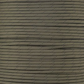 Paracord Planet 250 Foot Spools of 550 Type III 7 Strand Paracord (OD Green with Black Fleck 250 Foot Spool)