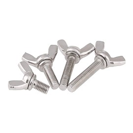 ANSIEDIO M10 Metric Wing Bolt, Stainless Steel Butterfly Thumb Screws Wing Bolts Machine Fastener, M10×30mm,2 pcs