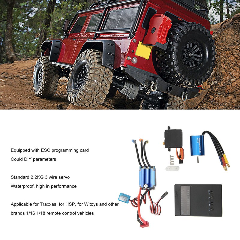 RC Brushless Motor ESC Set 4800KV Brushless Motor 25A ESC