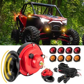 Universal Turn Signal & Horn Wiring Harness Street-Legal Upgrade Compatible with Polaris Ranger General Fit Can Am Defender Commander Maverick X3 Fit Honda Pioneer Talon Fit Kawasaki Teryx Fit Yamaha