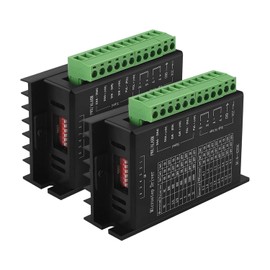 OUYZGIA Stepper Motor Driver TB6600 for Nema 17/23/34 Stepper Motor Driver 4A 9-42V 32 Segments, Suitable 42/57/86 Type 2/4 Phase Stepper Motor, Hybrid Stepper Motor Driver, Retrofitted Version 2