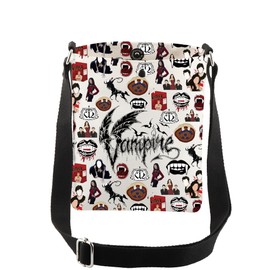 AKTAP Vampire Merchandise TVD Characters Inspired Crossbody Bag - TV Series Gifts for Vampire Fans