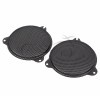 Unbranded Black Front Fairing Black Mesh Speaker Grills Grilles For