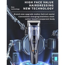 Hair Cutting Tool, USB Electric Hair Clipper Professional Hair Clipper Men's Cordless Adjustable Hair Barber Set