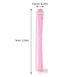 NOLITOY 12pcs Curling Perm Rods Lightweight Hair Rollers for Women for Home Salon Use Retro Curls Hair Curlers