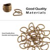 Trimming Shop Non Welded Metal D Ring Fasteners Durable Buckles