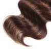 ZCMYVINND Chocolate Body Wave Bundles 12 14 16 Inch Ombre