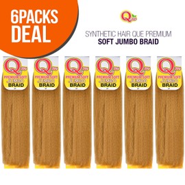 MULTI PACK DEALS! Milky Way Synthetic Hair Que Premium Soft Jumbo Braid (6-PACK, 2)