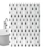Shower Liners,Water-Drop Pattern Bath Liner for Shower | Textured Washable