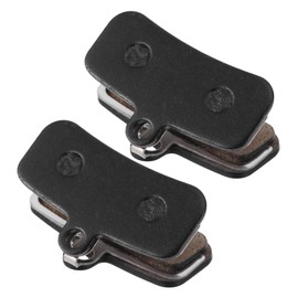 WOONEKY 2 Sets High Performance Mountain Bike Brake Pads Disc Brake Replacement Front Rear Low Noise All Weather Cycling Parts