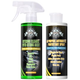 Kingvo Car Leather Cleaner and Conditioner, Interior Car Cleaner,Upholstery Care Protector Spray Kit for Boat Seat Auto Vinyl Leather Purse Couch