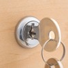 FJM Security Products 9100A-KD Disc Tumbler Cam Lock with 1-3/8"