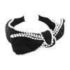axy Headband with Pearls and Large Bow 14.5 cm x