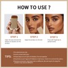 Concealer Foundation Stick,Contour Stick Solid Tinted Moisturizing Serum,Foundation Full Coverage