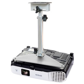 PCMD, LLC. Projector Ceiling Mount Compatible with Epson EX9230 Pro EX9240 Home Cinema 1080 2200 2250 with Lateral Shift Coupling (Telescoping 13-20-Inch Extension)
