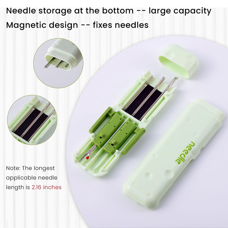 New Upgraded 3 in 1 Automatic Needle Threaders Seam Ripper