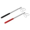 PATIKIL 3.9 Feet Telescopic Handheld Flagpoles, 2Pcs Tour Guide Flag