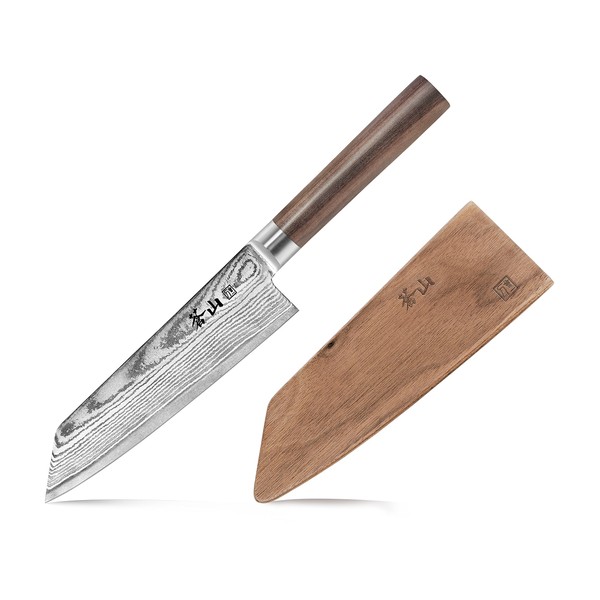 Cangshan J Series 62748 X-7 Steel Kiritsuke Knife With Walnut