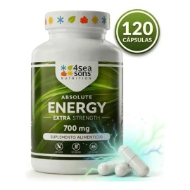 4 Seasons Nutrition  ABSOLUTE ENERGY  Creatina, L-carnitina  Complejo B  700 mg  Suplemento Alimenticio  Fórmula Avanzada  Vegano, Sin Gluten, Sin... 