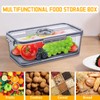 Mini Bread Boxes with Lid and Time Attendance, Modern Airtight