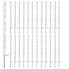 Zoiut 25 Pack Electric Fence Posts,48 Inch/4FT Step-in Plastic Posts